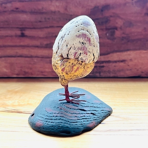 VTG American Chestnut Folk Art ”SONNY" Baby Chicken Hatching Egg EASTER Darling - Picture 3 of 11